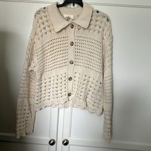 H&M cardigan 100%cotton size L